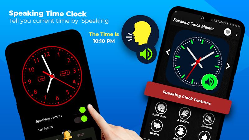 Speaking Clock - Talking Clock スクリーンショット 3