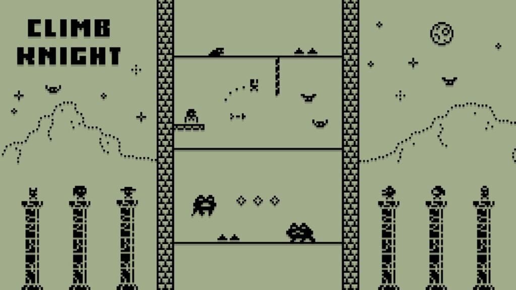 Dere Evil Exe Drop Climb Knightのメーカー、1ボタンのレトロアーケードゲーム