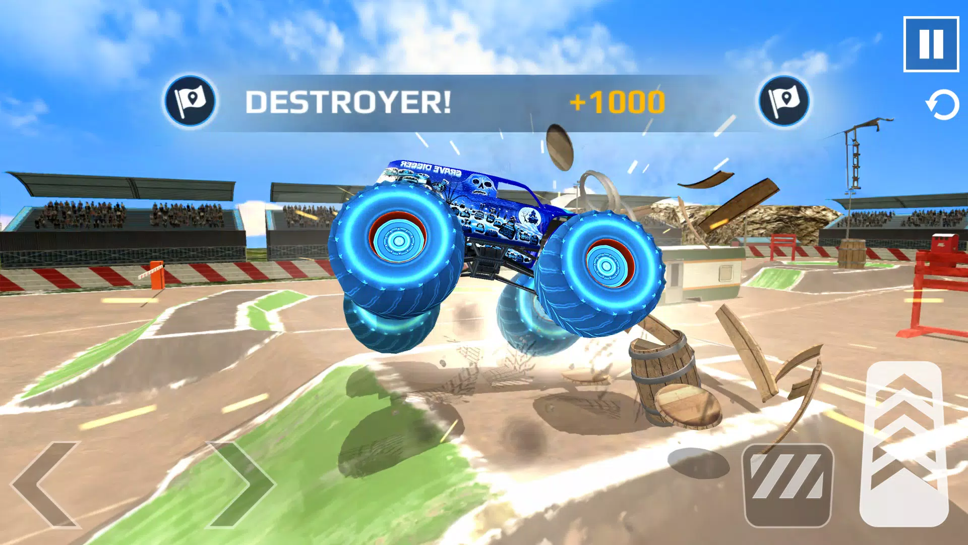 Car Games: Monster Truck Stunt Capture d'écran 4