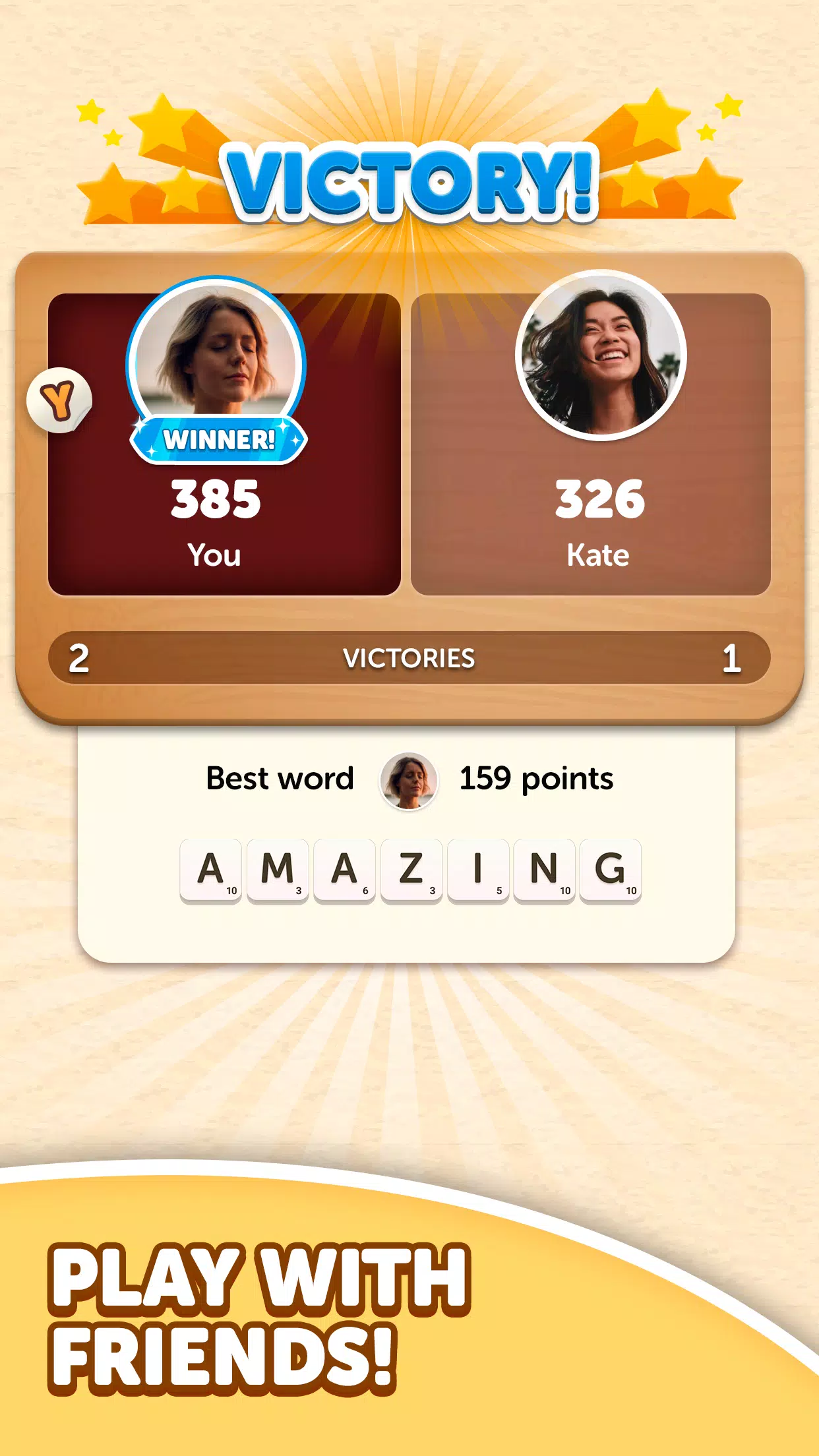 Word Yatzy - Fun Word Puzzler Captura de pantalla 2