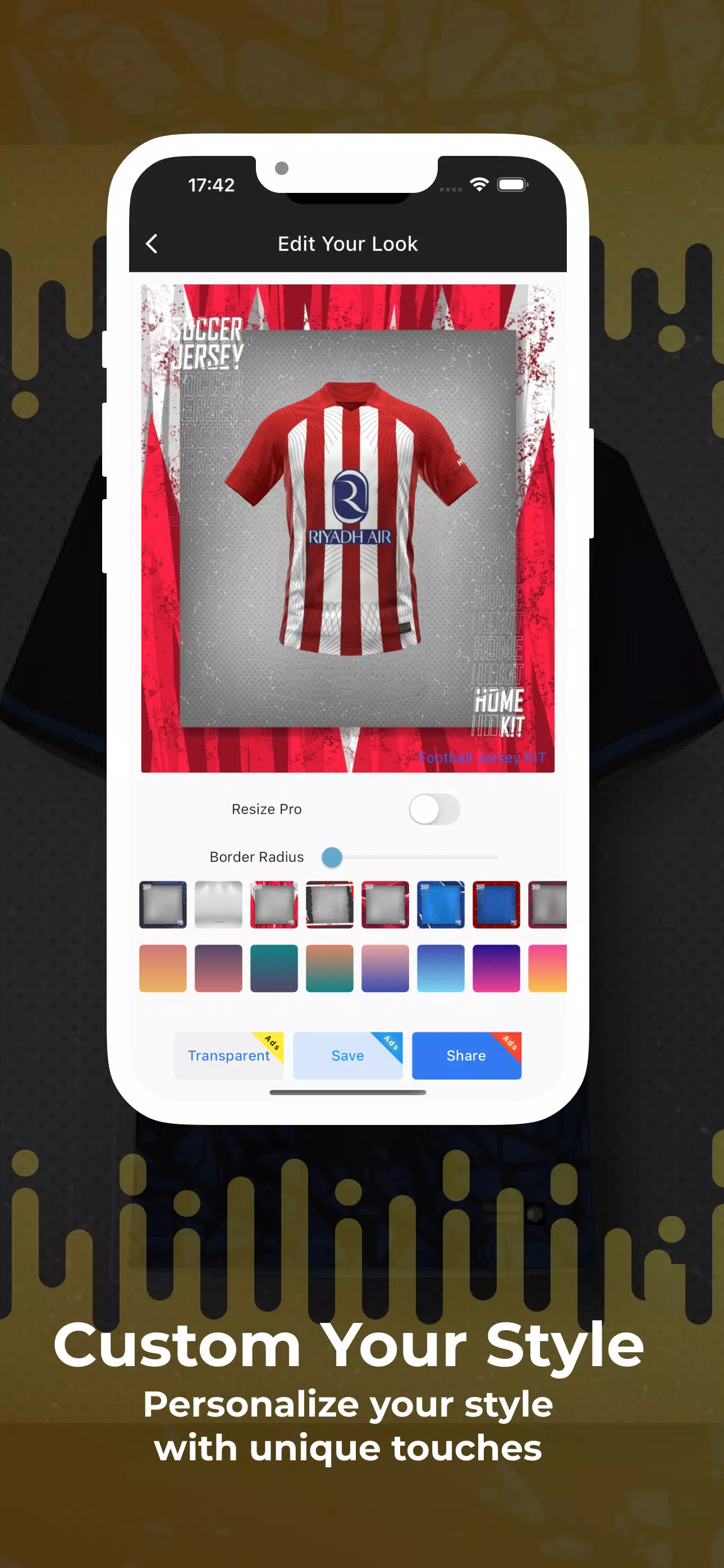 Football Jersey Kit Creator Capture d'écran 3