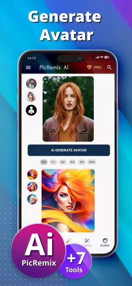 PicRemix AI Art & Avatars 스크린샷 1