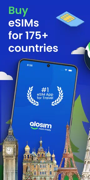 aloSIM - eSIM Travel Sim Card應用截圖第1張