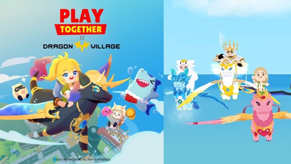 ¡Nuri, Jimon y Dragons se unen en el juego de Juegos juntos x Dragon Village Crossover!