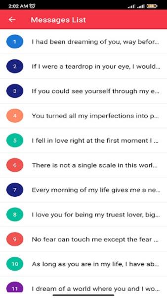 love sms Zrzut ekranu 3