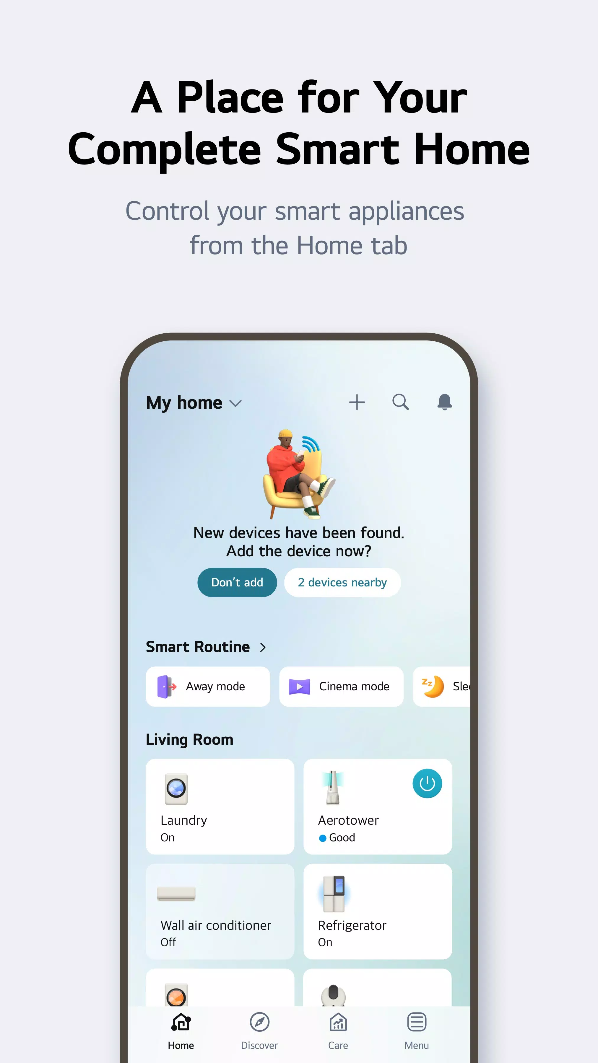 Schermata LG ThinQ 2