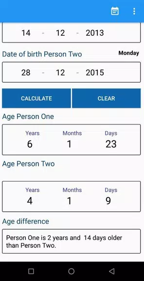 Schermata Age Calculator 2
