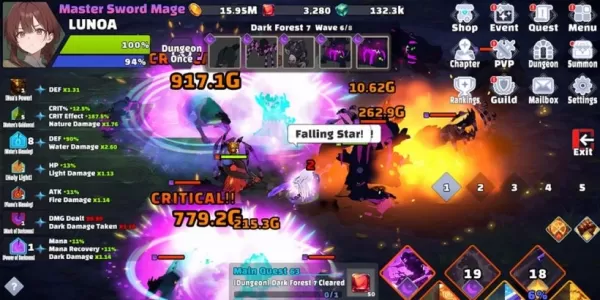 Mago Espadachim Reencarnado Chega a RPG Idle em Missão de Vingança