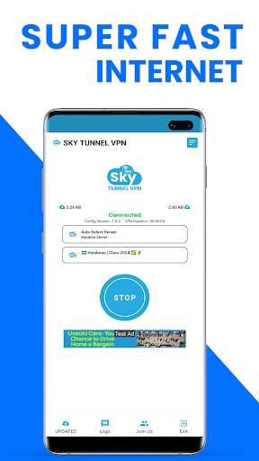 Sky Tunnel VPN ဖန်သားပြင်ဓာတ်ပုံ 2