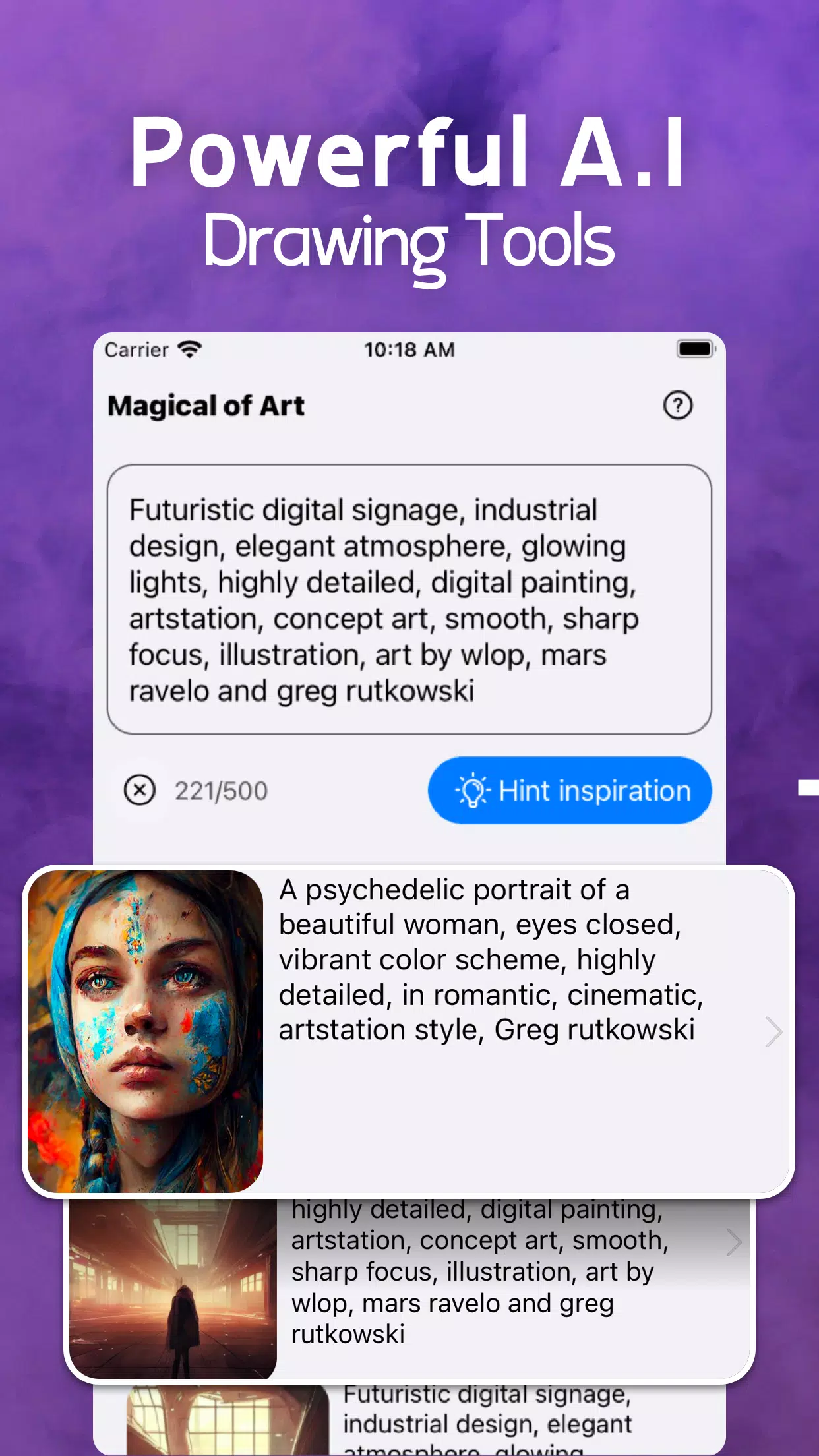 AI Generated Art Generator Capture d'écran 2