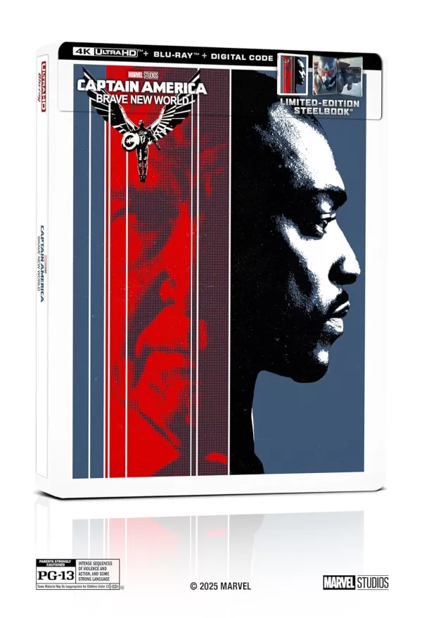 美國隊長：勇敢的新世界4K Steelbook今天可以預訂