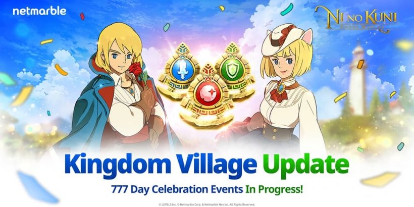 『二ノ国: Cross Worlds』発売から777日目を記念し、特別アップデートやイベントを実施