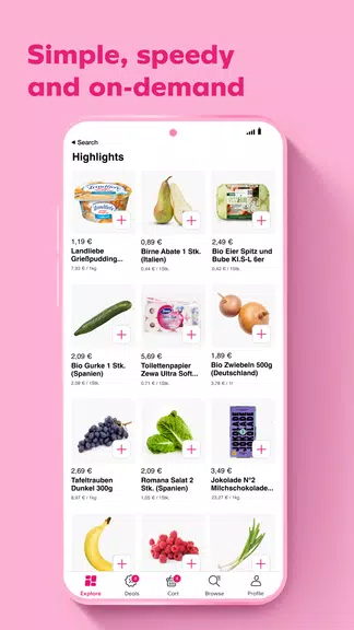Flink: Groceries in minutes Скриншот 3