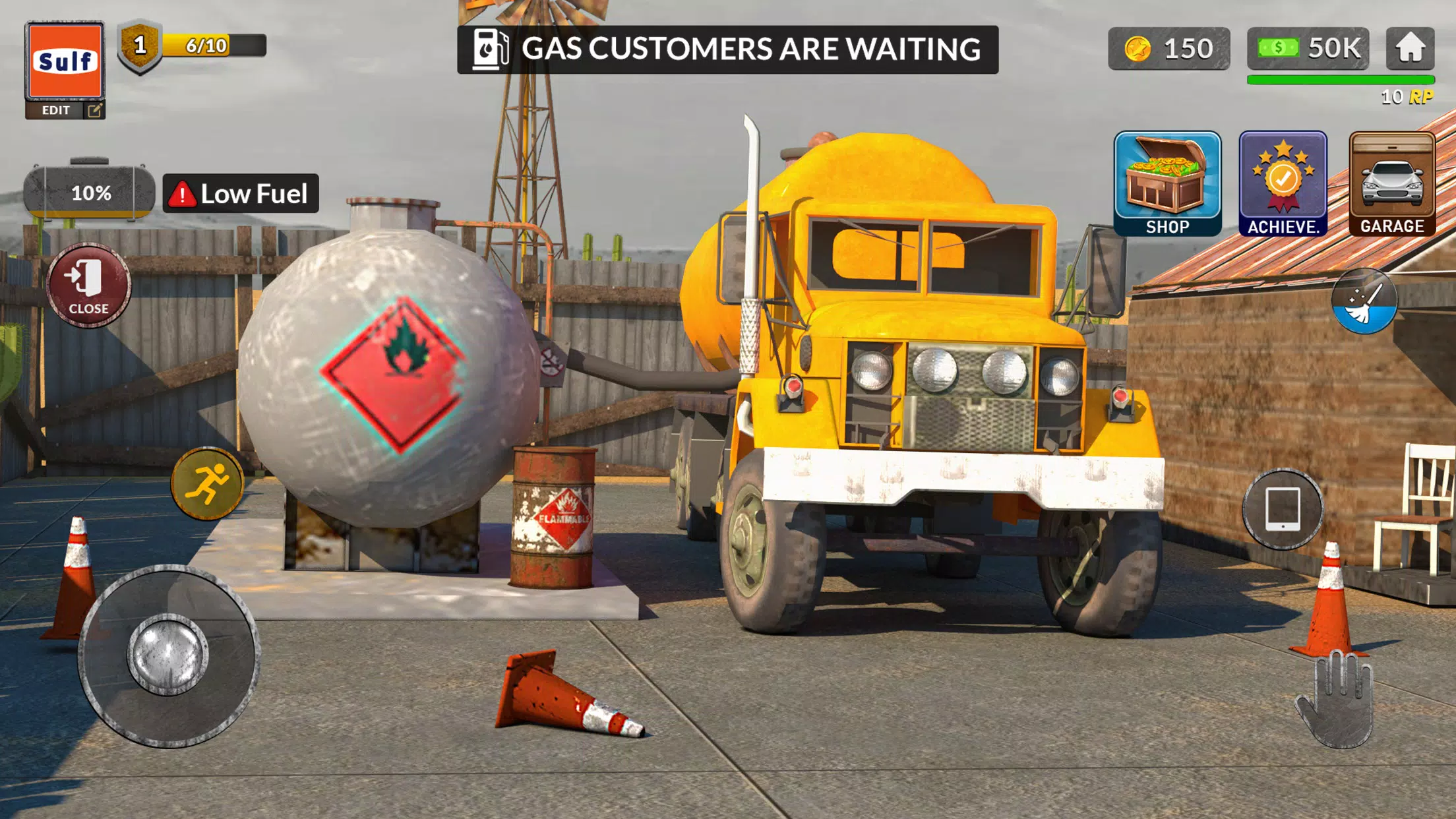 Gas Filling Junkyard Simulator Скриншот 2