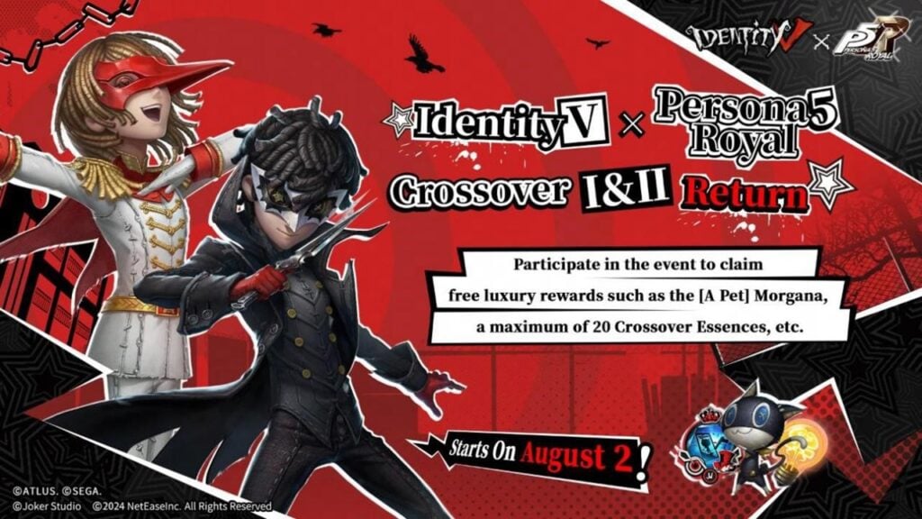 Persona 5 Phantom Thieves သည် Epic Crossover တွင် Identity V သို့ ပြန်သွားသည်။