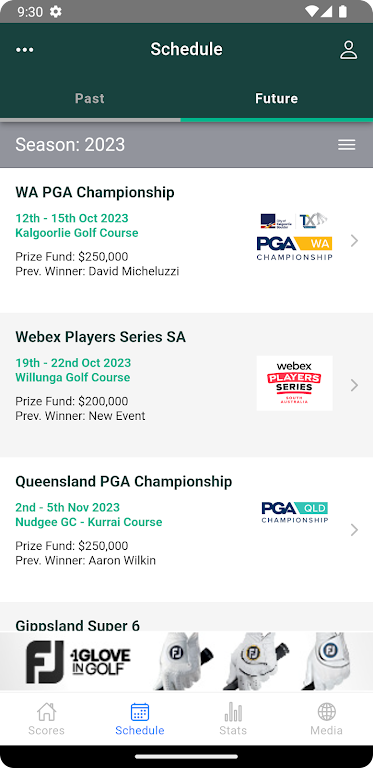 PGA Tour of Australasia Tangkapan skrin 2