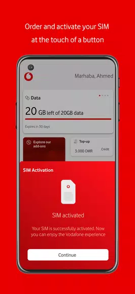My Vodafone Oman應用截圖第4張