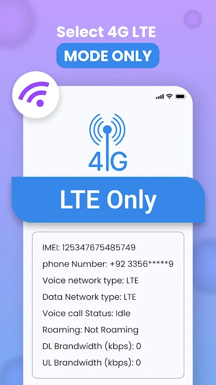 4G Lte Only: Speed test Captura de tela 2