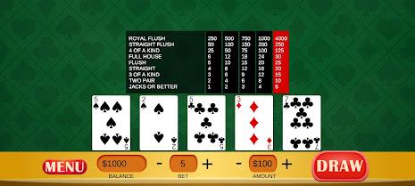 Jacks or Better - Video Poker Ekran Görüntüsü 2