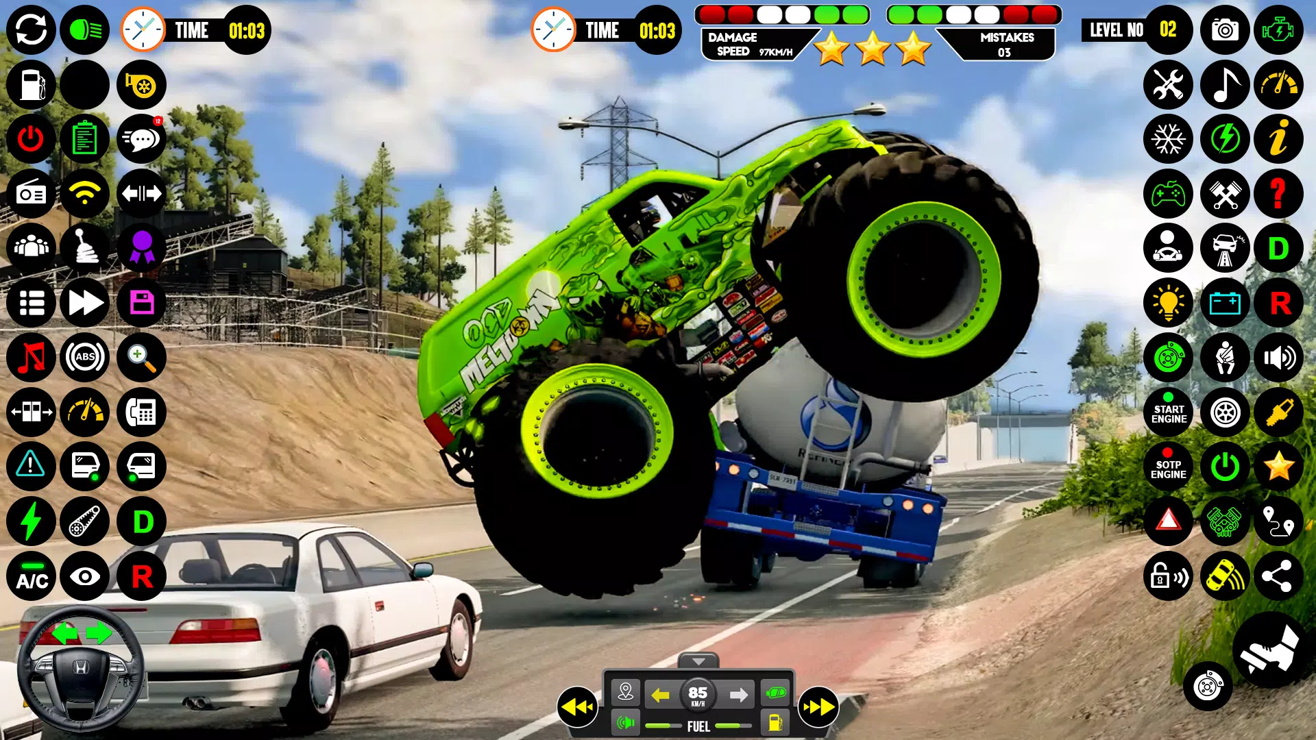 4x4 Monster Truck Game - Derby Screenshot 2