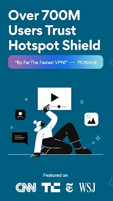 Schermata HotspotShield VPN & Wifi Proxy 1