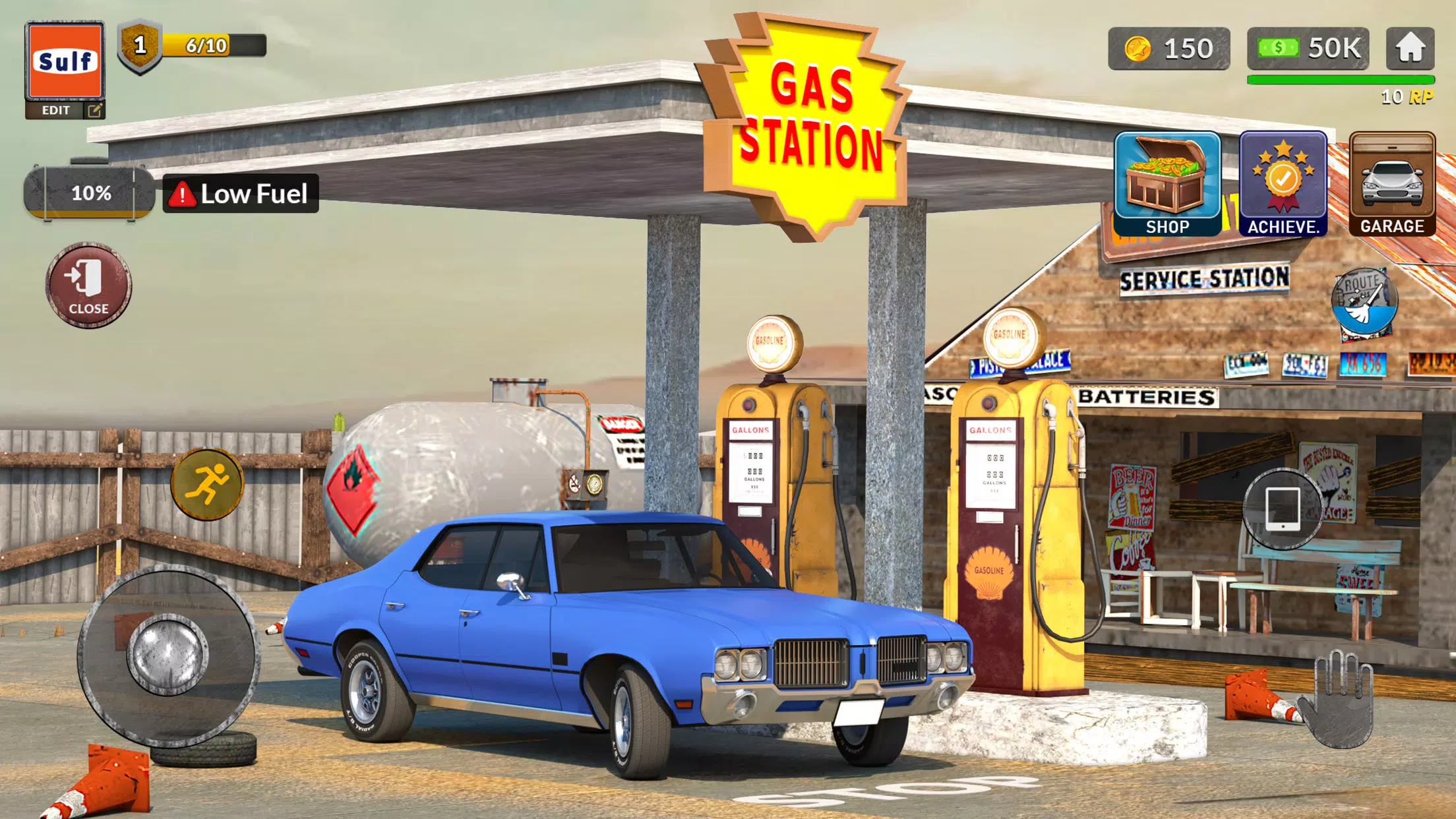 Gas Filling Junkyard Simulator Скриншот 1
