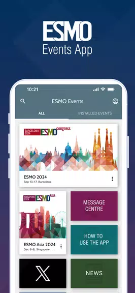 ESMO Events 스크린샷 1