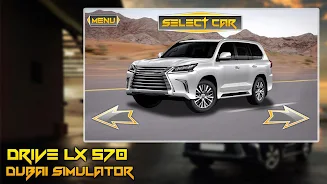 Drive LX 570 Dubai Simulator Captura de tela 2