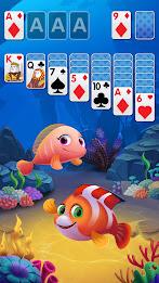 Solitaire Fish Klondike Card Zrzut ekranu 1
