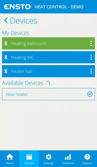 Ensto Heat Control App Captura de tela 4