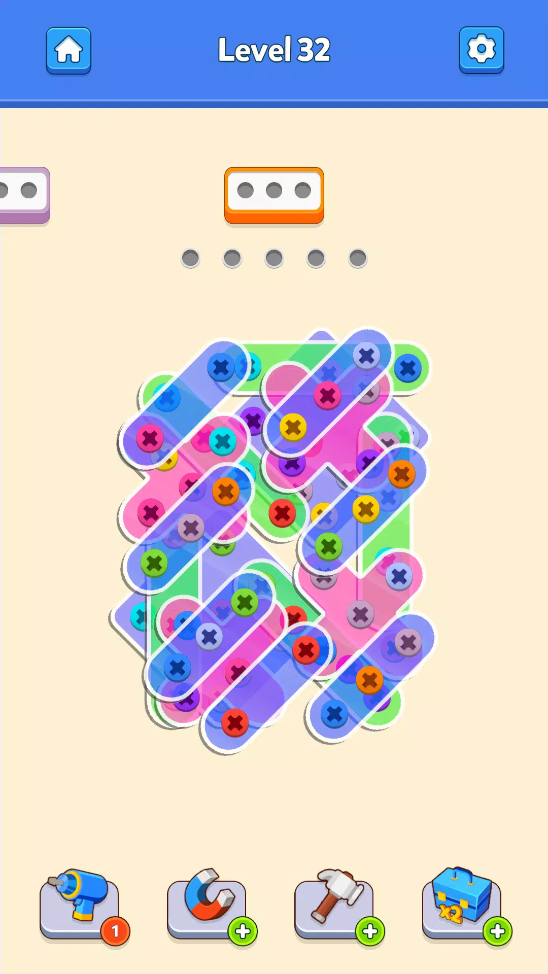 Screw Pin Jam Puzzle Nuts Bolt Capture d'écran 3