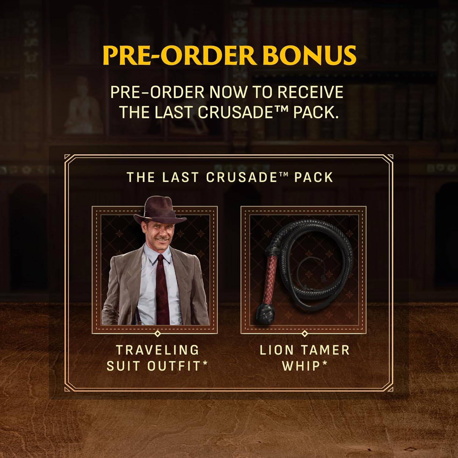 Indiana Jones preorder items
