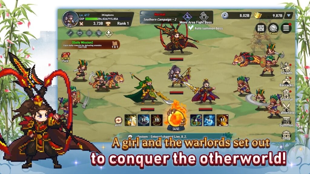 Narito ang Otherworld Three Kingdoms, isang Dinastiyang Legends-style na laro para sa Android