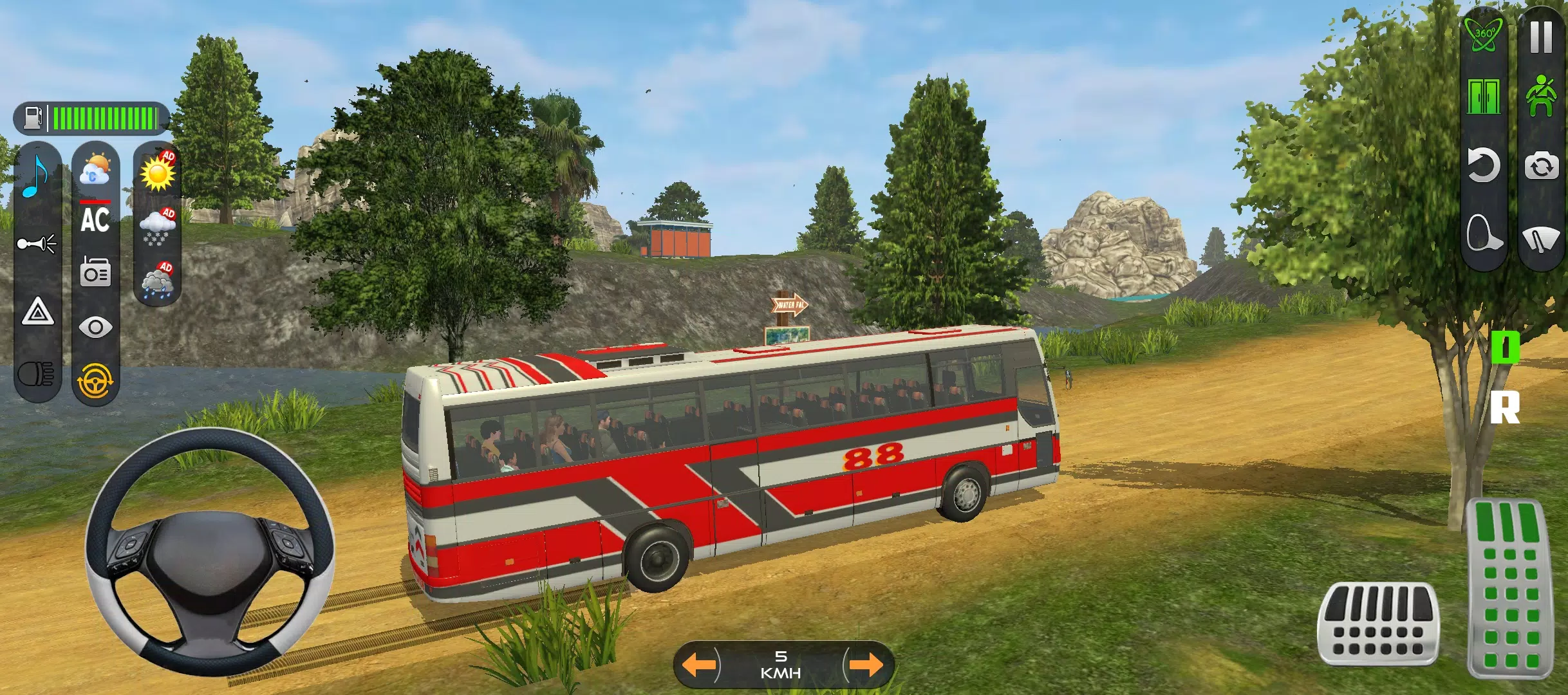 Offroad Bus: Coach Bus Driving Скриншот 3