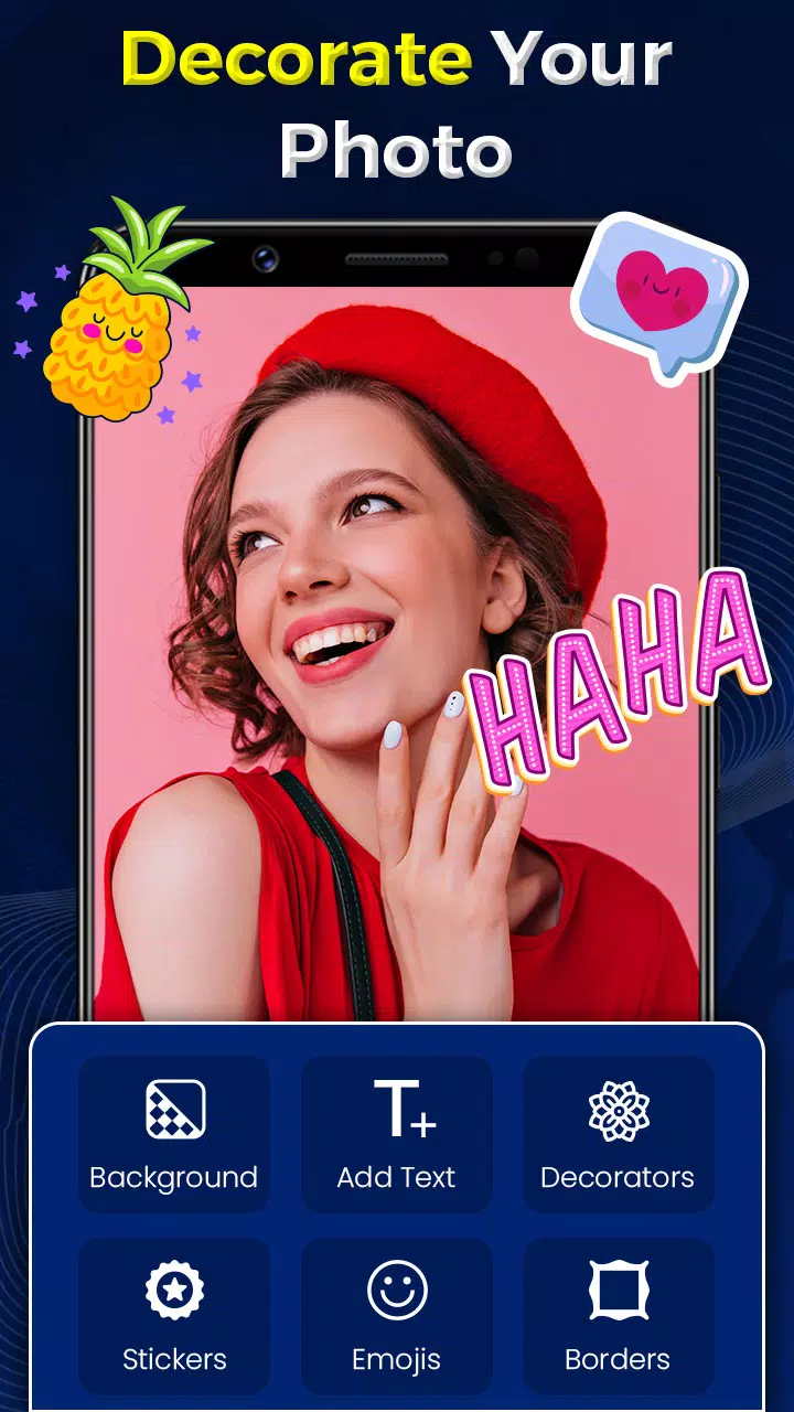 Add Text on Photo - Img Editor应用截图第1张