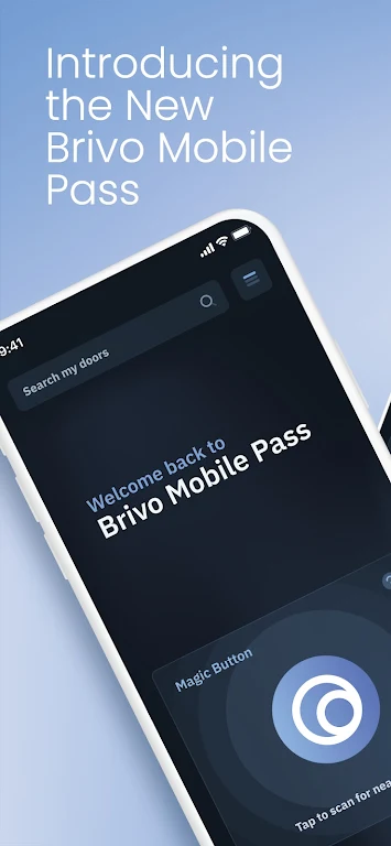 Schermata Brivo Mobile Pass 1