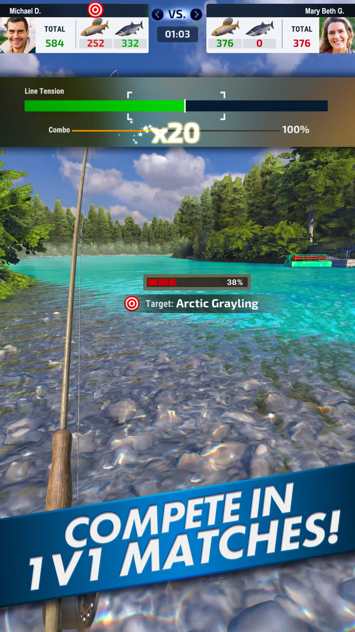 Ultimate Fishing! Fish Game Capture d'écran 2