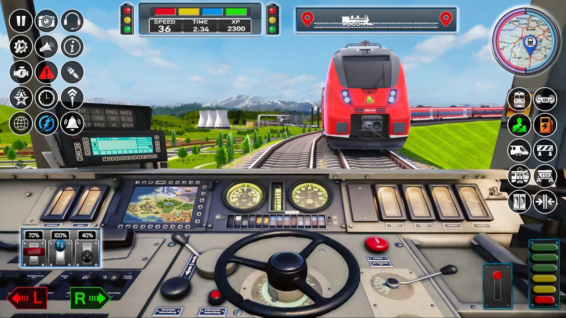 City Train Game 3d Train games Screenshot 1