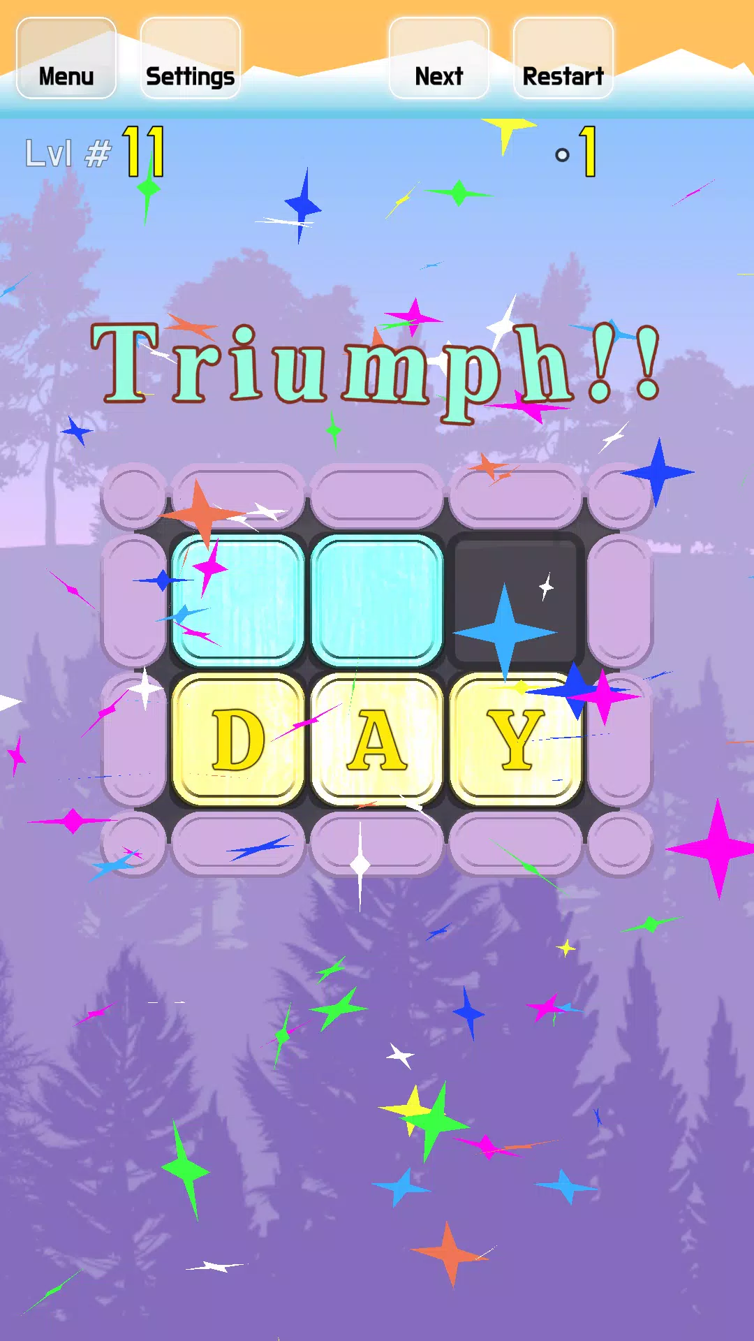 Sliding Words スクリーンショット 1