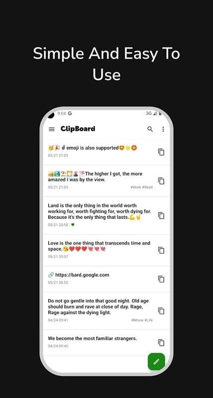 Clipboard Zrzut ekranu 3