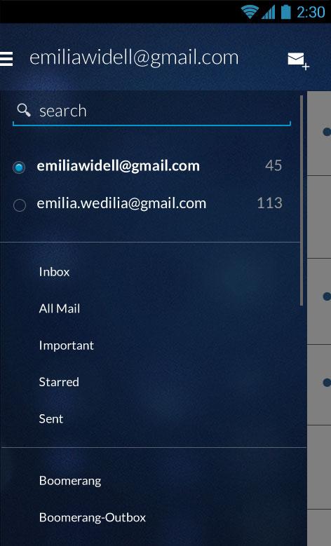 Email App for Gmail & Exchange スクリーンショット 1