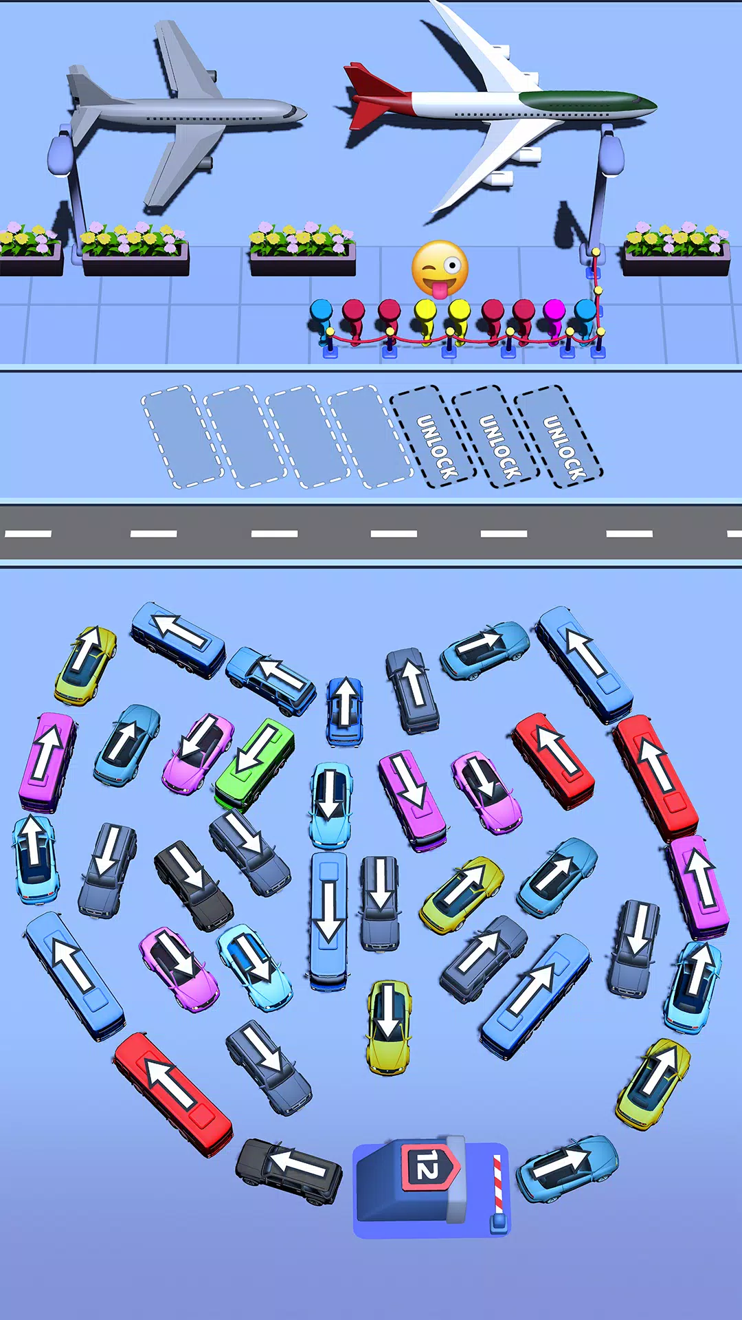 Schermata Bus Swipe: Car Parking Jam 4