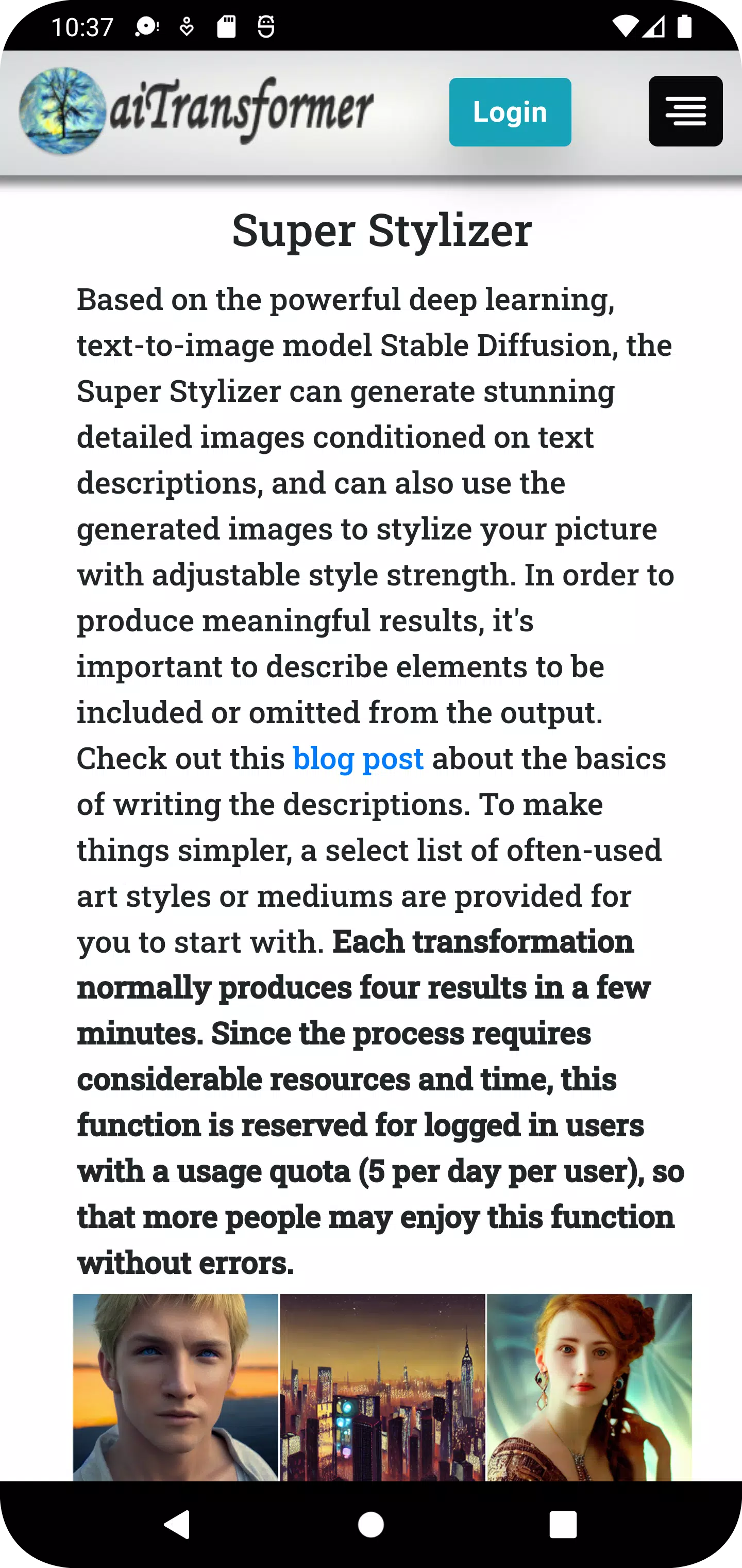 aiTransformer Screenshot 3
