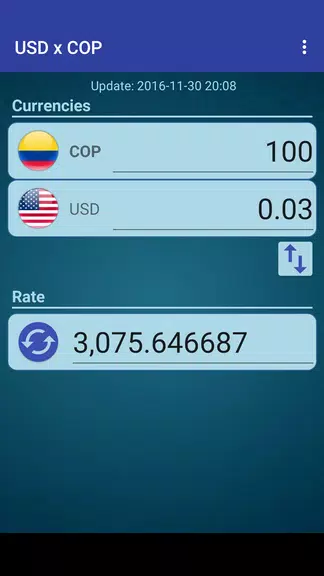 US Dollar to Colombian Peso Captura de tela 2