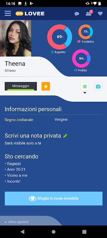 Schermata Onlovee 2