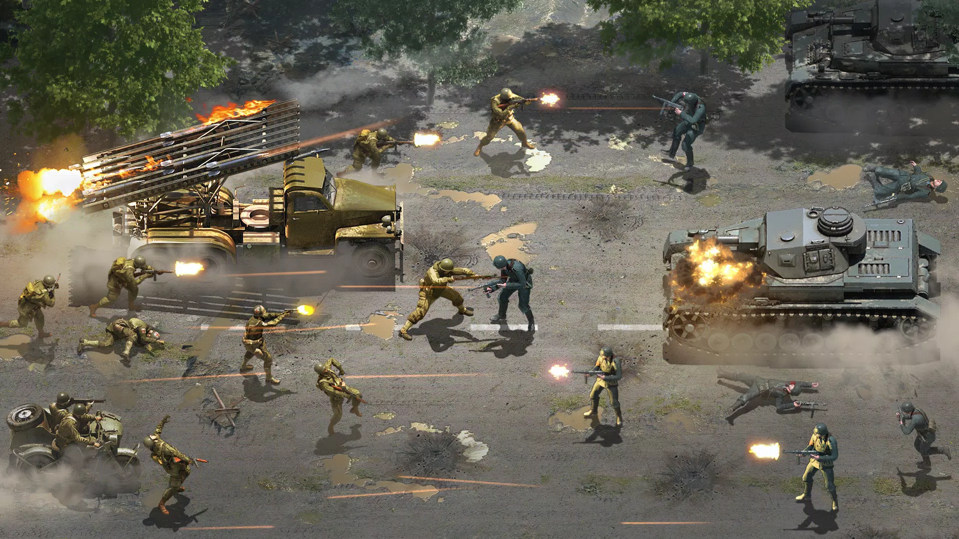 Heroes of War Скриншот 1