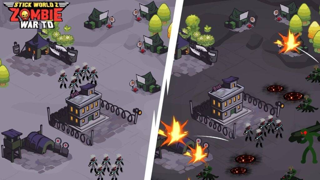 Stick World Z: Android Tower Defense Against Undead