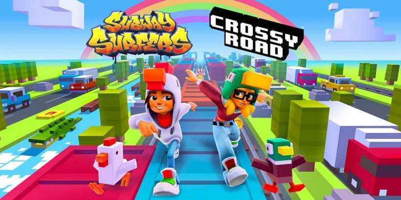 在新合作活动中，地铁冲浪者与Crossy Road交叉