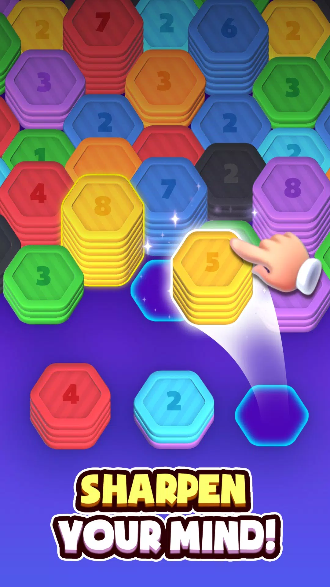 Hexa Stack Captura de tela 2