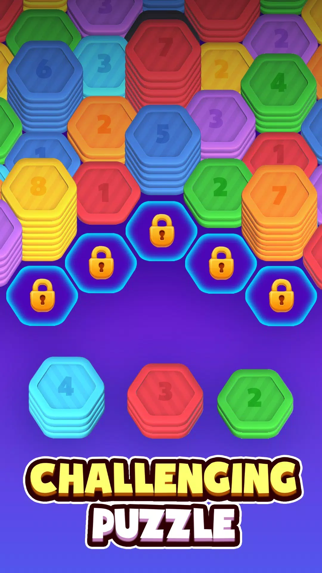 Hexa Stack Captura de tela 3